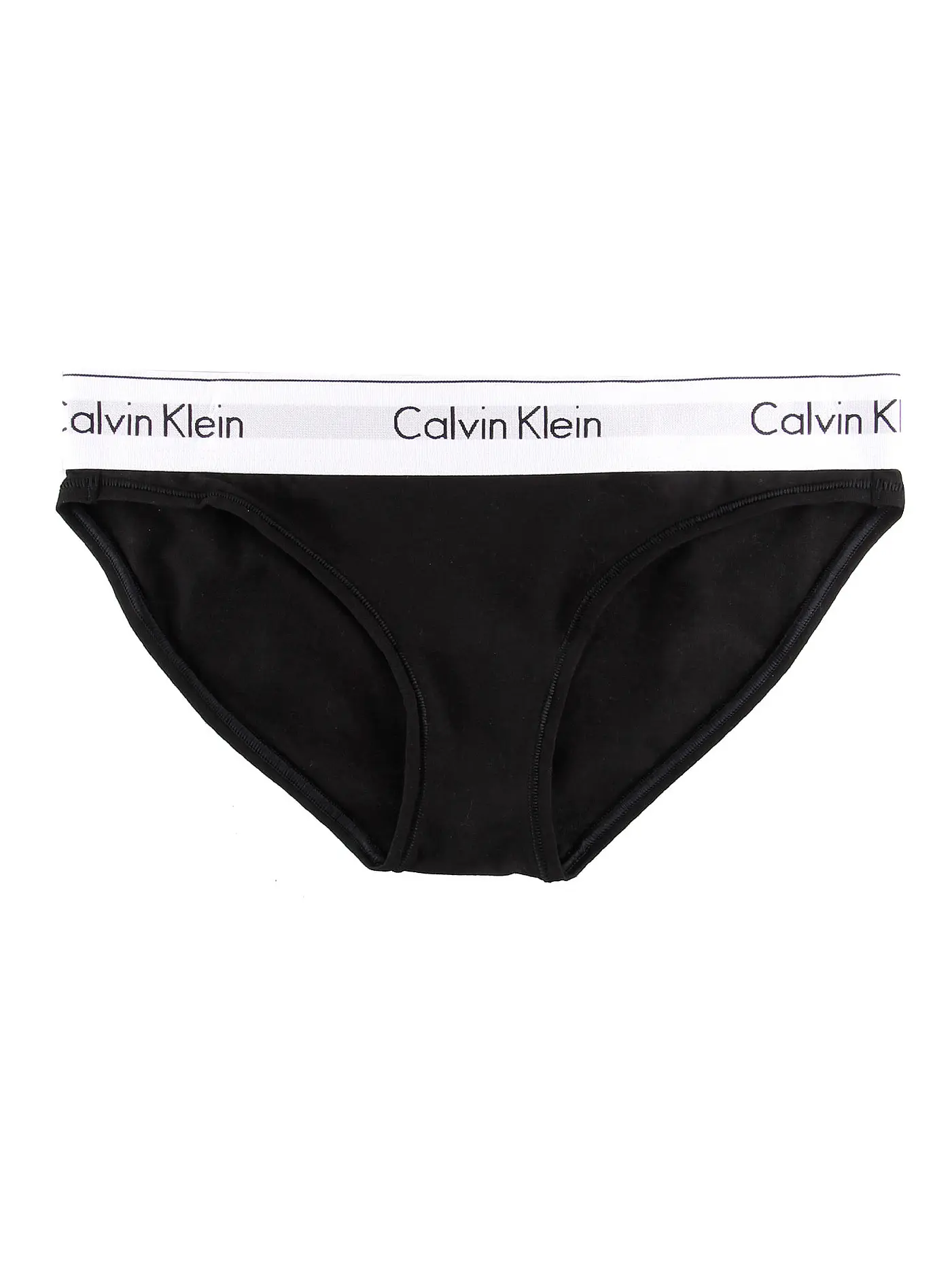 CALVIN KLEIN | Slip "Modern Cotton" grey heather | schwarz